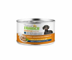 Alimento completo monoproteico per cani adulti di piccola taglia (meno di 10kg. di peso) da 1 a 8 anni di età.