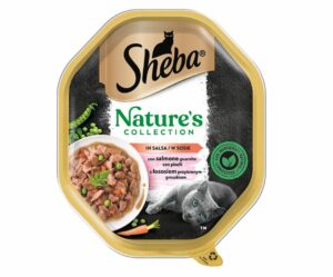 Sheba Nature´s Collection in Salsa vizierà il tuo gatto con una ricetta squisita e apporterà al suo organismo tutti i nutrienti essenziali.