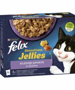 FELIX® Sensations® Jellies è una gamma di ricette per il tuo gatto