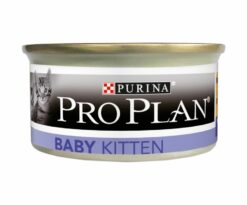Proplan Gatto Junior Baby Mousse Pollo 85G è un alimento umido completo per gattini e gatti nelle prime fasi di vita.
