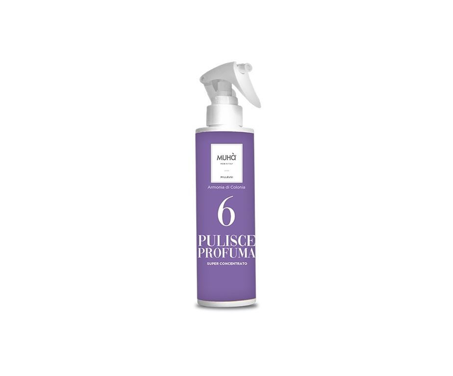 Un particolare prodotto di alta qualità per la pulizia e profumazione di qualsiasi ambiente ideando uno spray MULTIUSO veramente efficace.