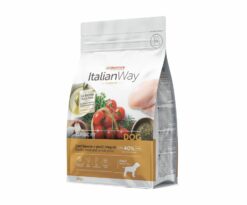 Italian Way è un alimento formulato per rispondere alle esigenze di cani adulti di media taglia.