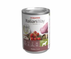 ItalianWay Wet Sensitive Anatra è un alimento formulato per rispondere al meglio alle esigenze dei cani adulti.