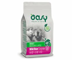 Oasy dry dog one adult all breed cinghiale 12 kg.