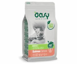 Oasy dry cat adult sterilized salmone 300 g.