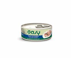 Oasy wet cat-tonno con sardine lattina 70 g.