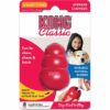 Da trent’anni KONG Classic è lo standard di riferimento dei giochi per cani. Il gioco in gomma naturale rossa ultra-rimbalzante è perfetto per i cani che amano masticare.