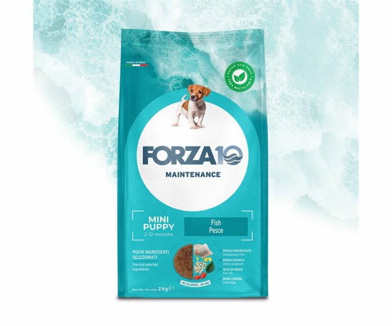 Forza10 puppy junior maintenance al pesce medium/large è uno speciale alimento di mantenimento per cani cuccioli di media/grossa taglia