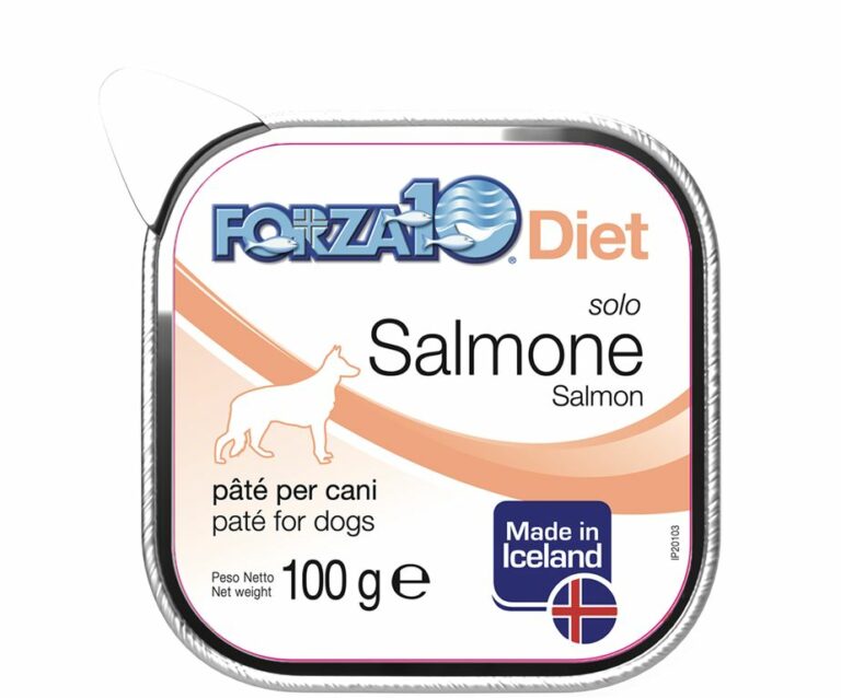 Forza10 solo diet salmone è una dieta monoproteica al pesce della linea dietetica studiata da sanypet per la riduzione delle allergie e delle intolleranze alimentari.